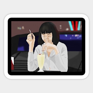 Mia Wallace Sticker